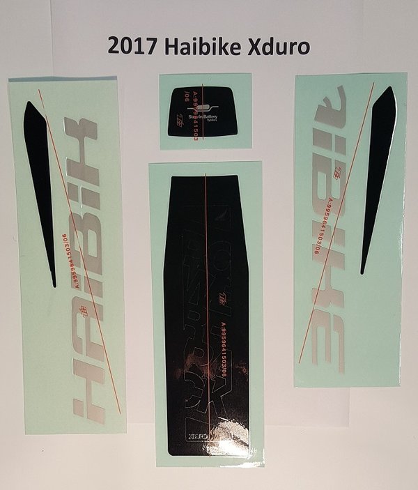 Standard 500Wh battery for the 2017 Haibike XDURO Nduro 9